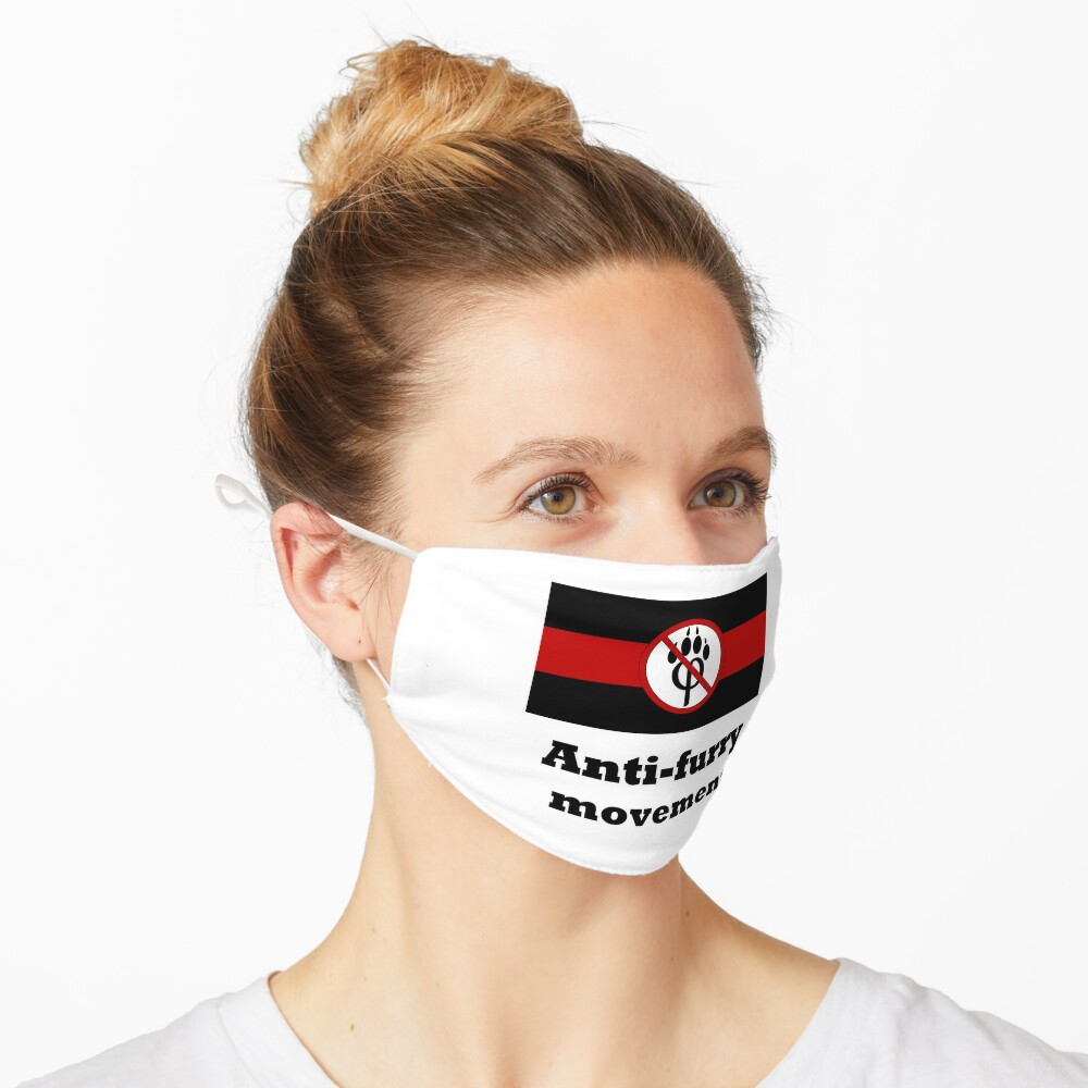 "Anti-furry movement" Mask for Sale by UnPEngineer | Redbubble