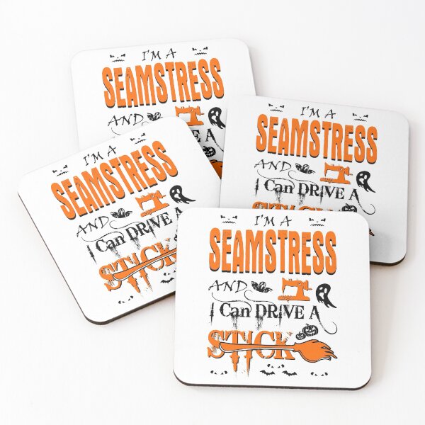 Item preview, Seamstress Can Drive Stick Halloween Scary designed and sold by Charles Brian.