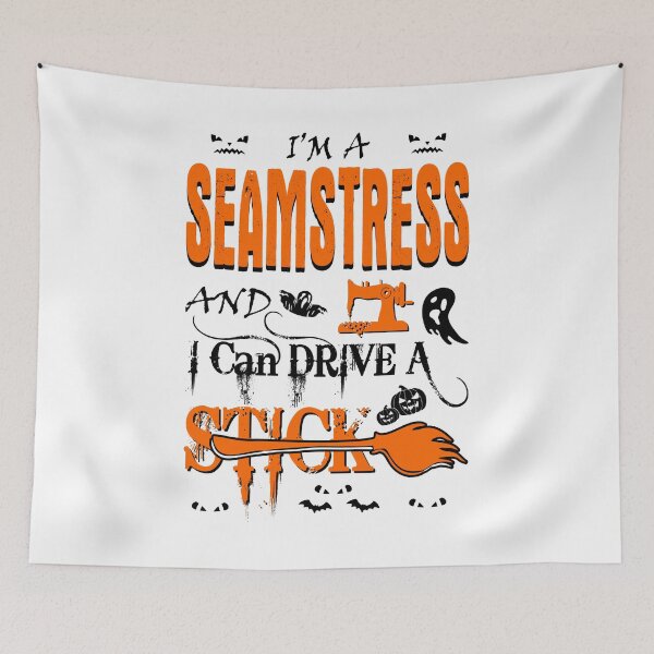 Item preview, Seamstress Can Drive Stick Halloween Scary designed and sold by Charles Brian.