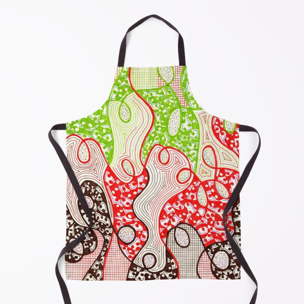 Item preview, Brown Red Green Abstract Doodle designed and sold by Courtney Wartner.