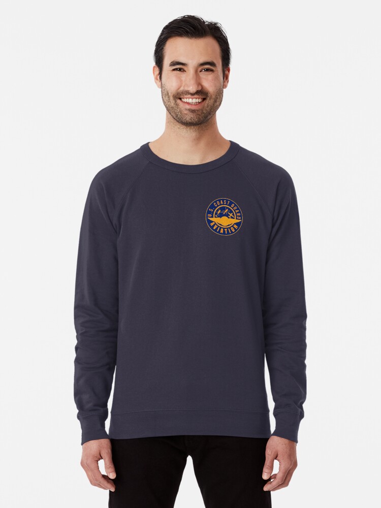 Coast guard crew neck sweatshirt top