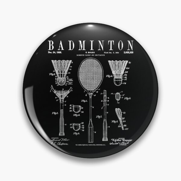 Item preview, Badminton Old Vintage Patent Drawing Print designed and sold by GrandeDuc.