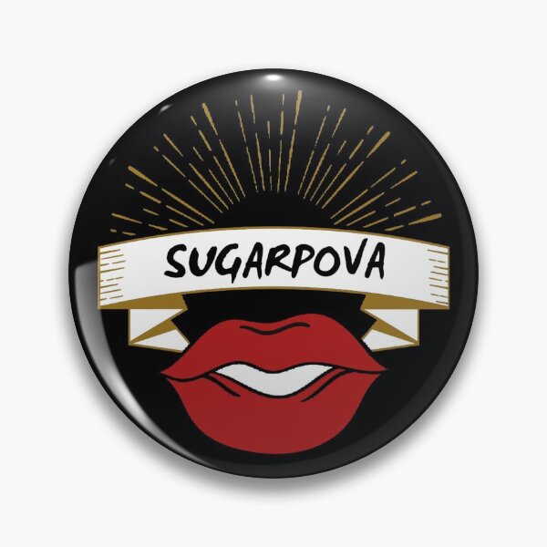 Item preview, SUGARPOVA Maria Sharapova Red lips line design designed and sold by Simi2020.