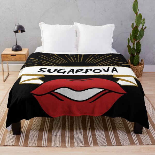 Item preview, SUGARPOVA Maria Sharapova Red lips line design designed and sold by Simi2020.