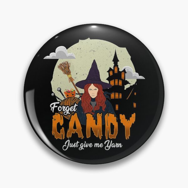 Item preview, Funny Halloween Knitting Saying - Yarn Lover Gift designed and sold by Charles Brian.
