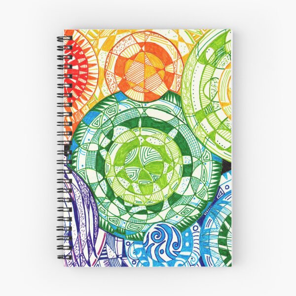 Item preview, Abstract Rainbow Circles Doodle designed and sold by Courtney Wartner.