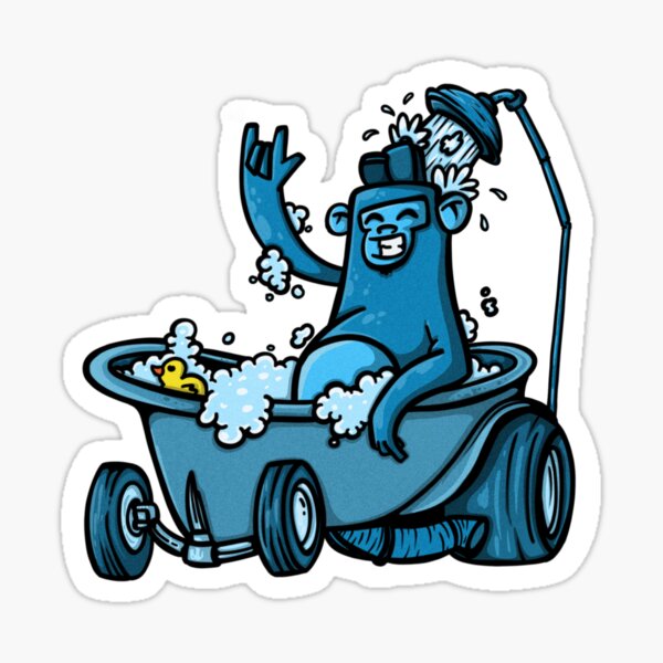 gorilla hotrod Sticker