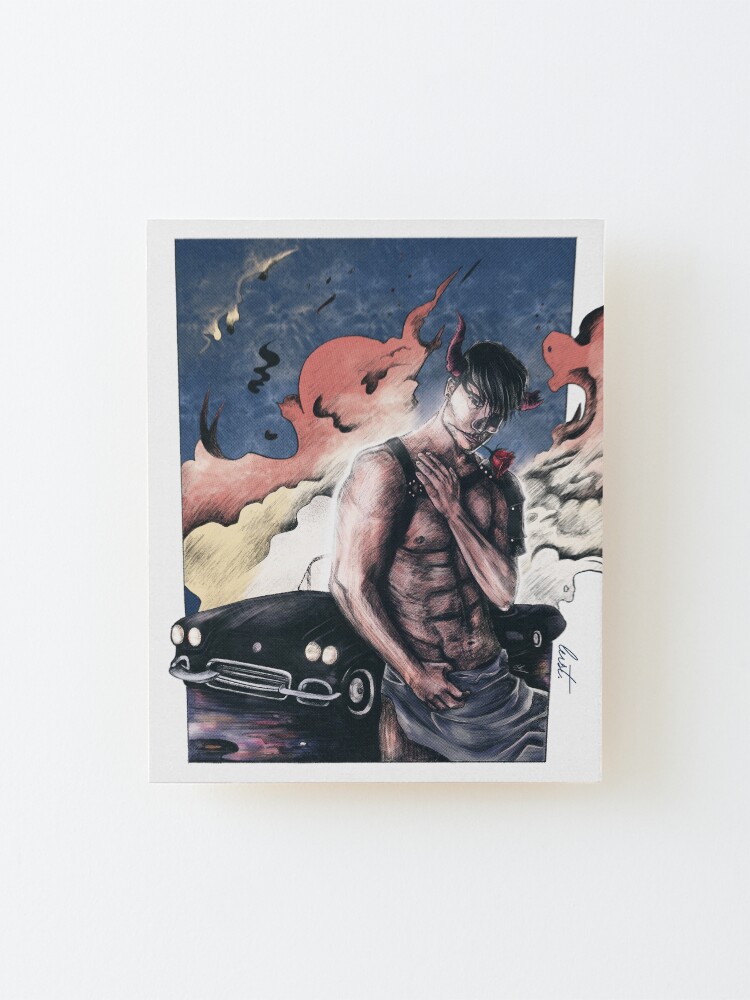 Alternate view of lust. Mounted Print