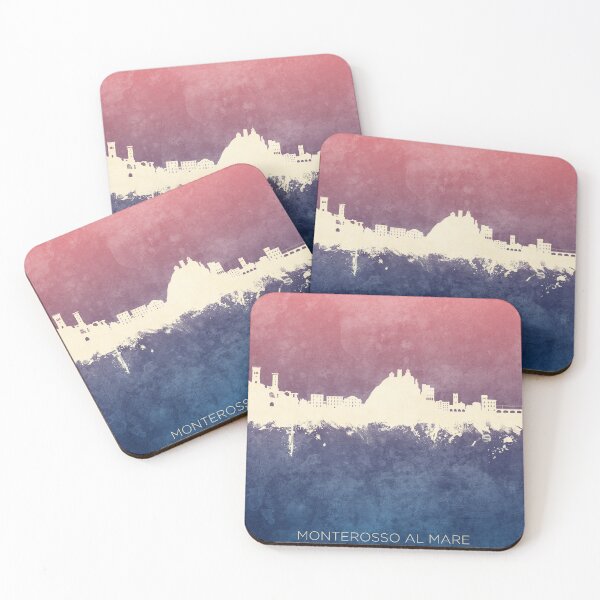 Item preview, Monterosso al Mare Italy Skyline designed and sold by ArtPrints.