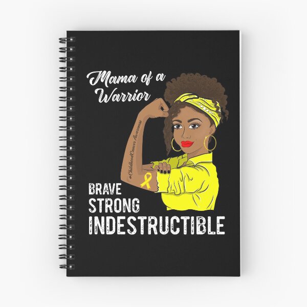 Item preview, Mama of a Warrior Indestructible Childhood Cancer Awareness designed and sold by ZNOVANNA.