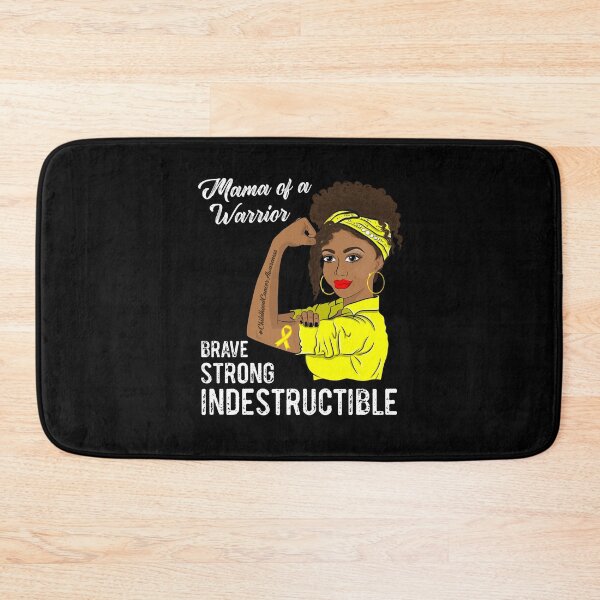 Item preview, Mama of a Warrior Indestructible Childhood Cancer Awareness designed and sold by ZNOVANNA.