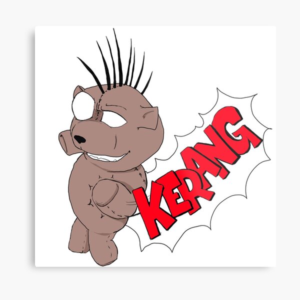PsychoTed - KERANG! Metal Print