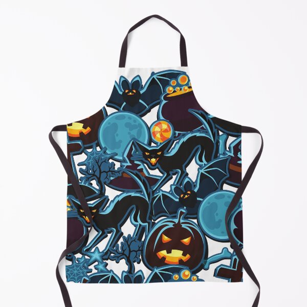 Item preview, Pumpkin Black Cat Moon Bat Halloween Pattern designed and sold by MonsaviFashion.