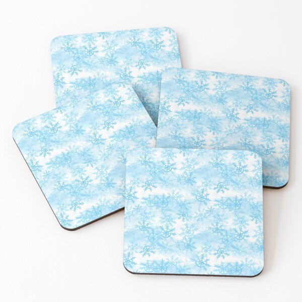 Item preview, Snowflakes Blue and White designed and sold by MrRoccoBlue.