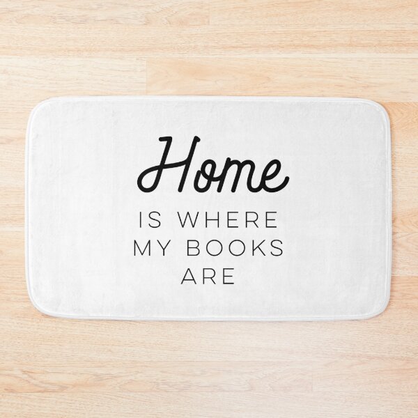 Item preview, Home Is Where My Books Are designed and sold by wisemagpie.