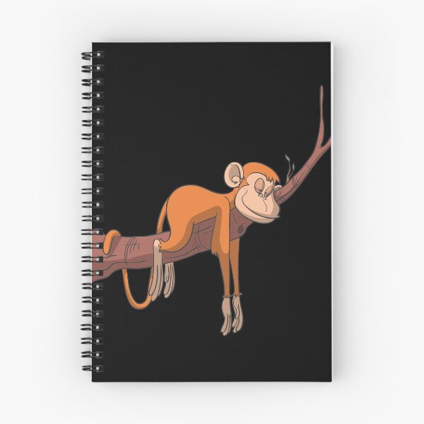 Item preview, Sleeping monkey on a tree designed and sold by Monkey Ful.