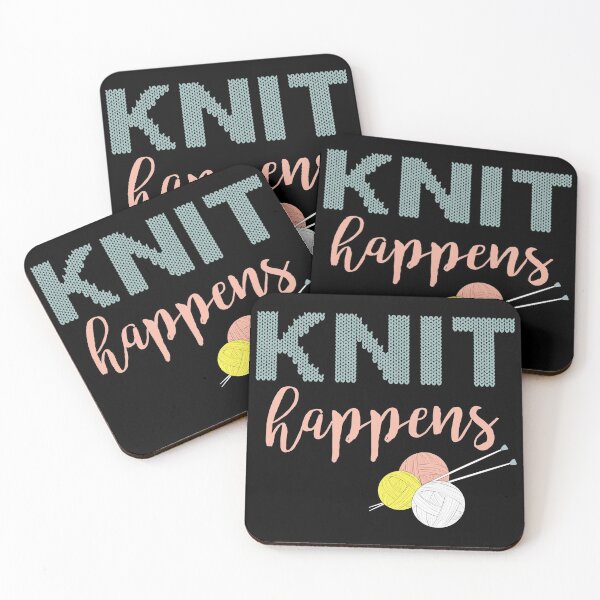 Item preview, Knit Happens Shirt Funny Knitting designed and sold by Charles Brian.