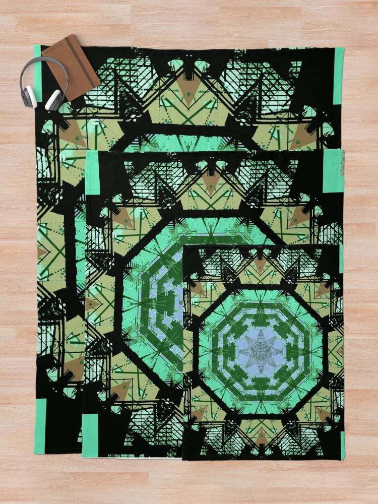 Thumbnail 5 of 6, Throw Blanket, ABCD designed and sold by Elizabeth Austin-Craig.
