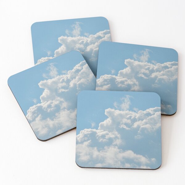 Item preview, fluffy clouds in the blue sky designed and sold by moonaliara.