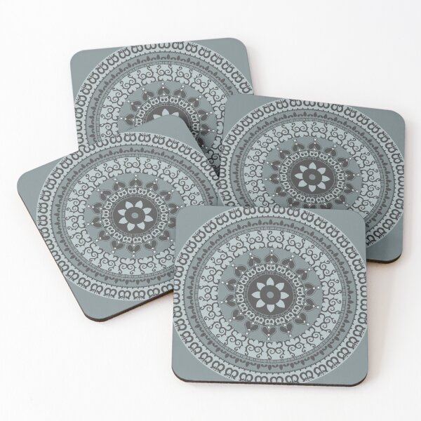 Item preview, Ethnic Yakutian ornament. Black and grey Siberian art.  designed and sold by kostolom3000.