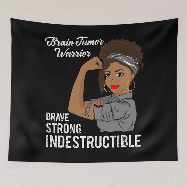 Item preview, Brain Tumor Warrior Indestructible Survivor Awareness designed and sold by ZNOVANNA.