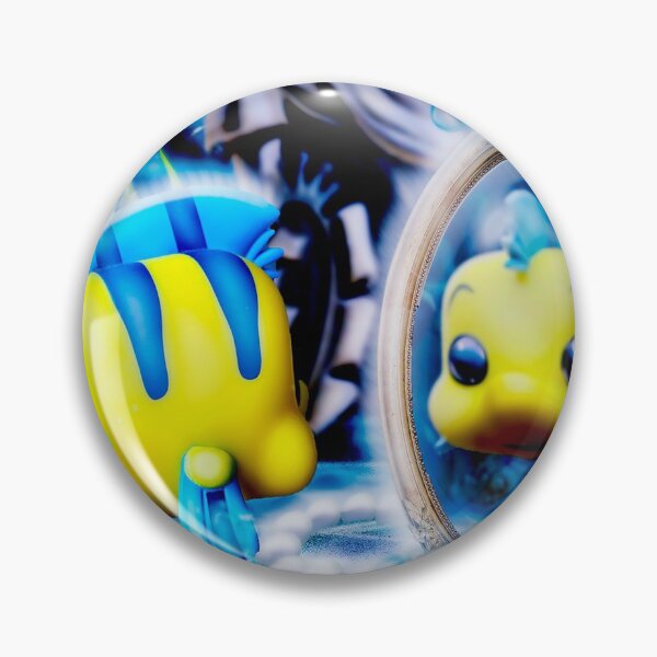 Item preview, Ariel's friend Flounder designed and sold by Imaginefunko.