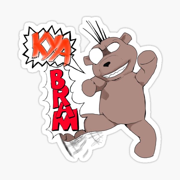 Psycho Ted - KYABRAM Sticker