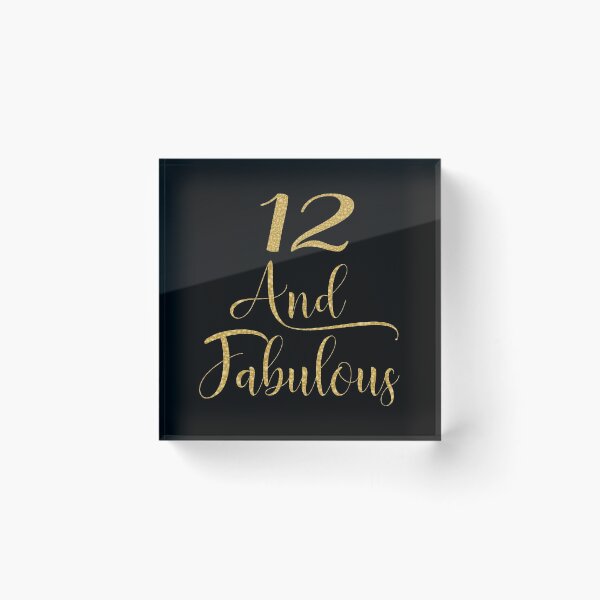 Item preview, Girls 12 Years Old And Fabulous Girl 12th Birthday design designed and sold by Grabitees.
