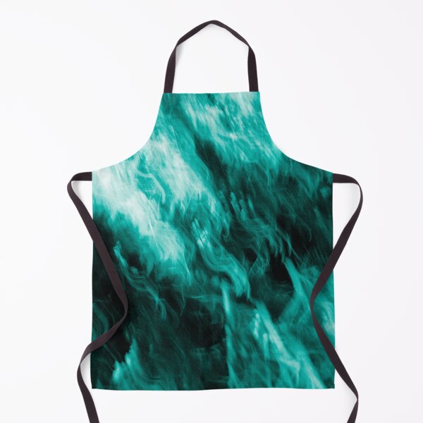 Item preview, abstract turquoise blue green lines pattern decoration designed and sold by moonaliara.