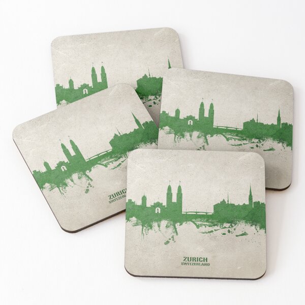 Item preview, Zurich Switzerland Skyline designed and sold by ArtPrints.