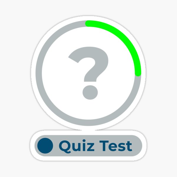 Item preview, Quiz Test designed and sold by ezralfredo.