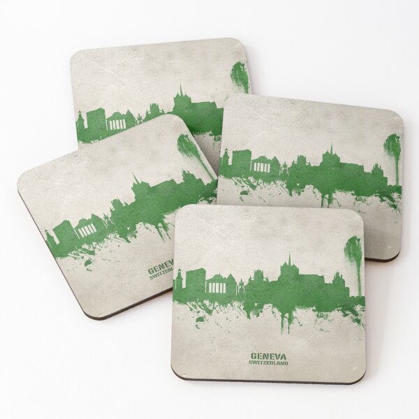 Item preview, Geneva Switzerland Skyline designed and sold by ArtPrints.