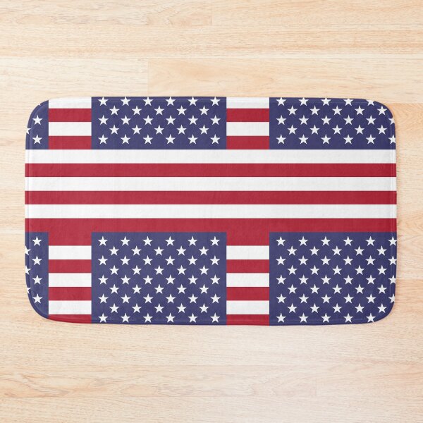Item preview, USA | American Flag square designed and sold by flagstickers.