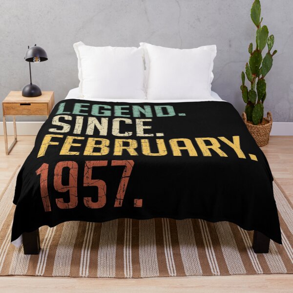 Item preview, Legend Since February 1957 64th Birthday Gift 64 Years Old Vintage February 1957 designed and sold by Takatv.