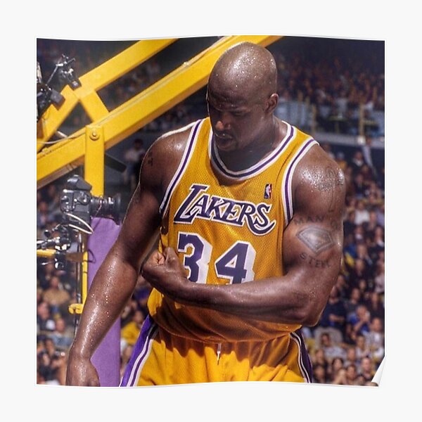 shaq and kobe poster