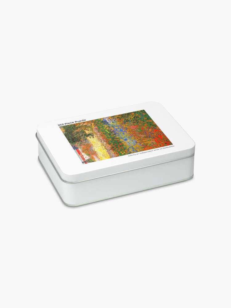 Alternate view of Flower Garden - Vincent Van Gogh - Garden in Bloom, Arles Jigsaw Puzzle