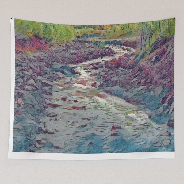 Item preview, Forest River Outdoors — Riverside Nature Scene designed and sold by Galathi Designs.