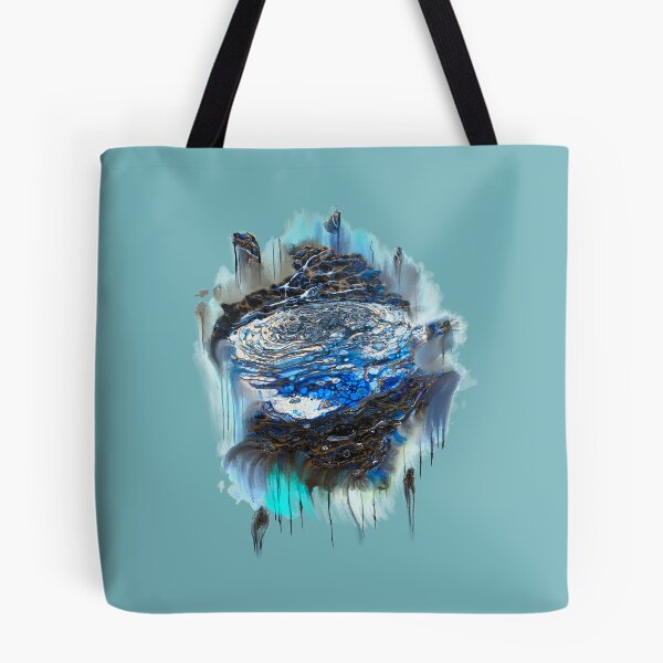 Item preview, Pouring Passion - Artwork by Gruenbergpouring - Delta Blue Planet designed and sold by emm-j.