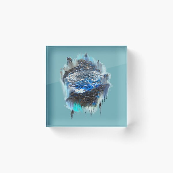 Item preview, Pouring Passion - Artwork by Gruenbergpouring - Delta Blue Planet designed and sold by emm-j.