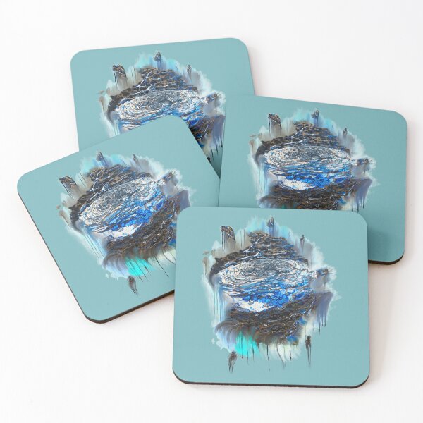Item preview, Pouring Passion - Artwork by Gruenbergpouring - Delta Blue Planet designed and sold by emm-j.