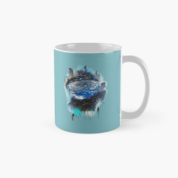 Item preview, Pouring Passion - Artwork by Gruenbergpouring - Delta Blue Planet designed and sold by emm-j.