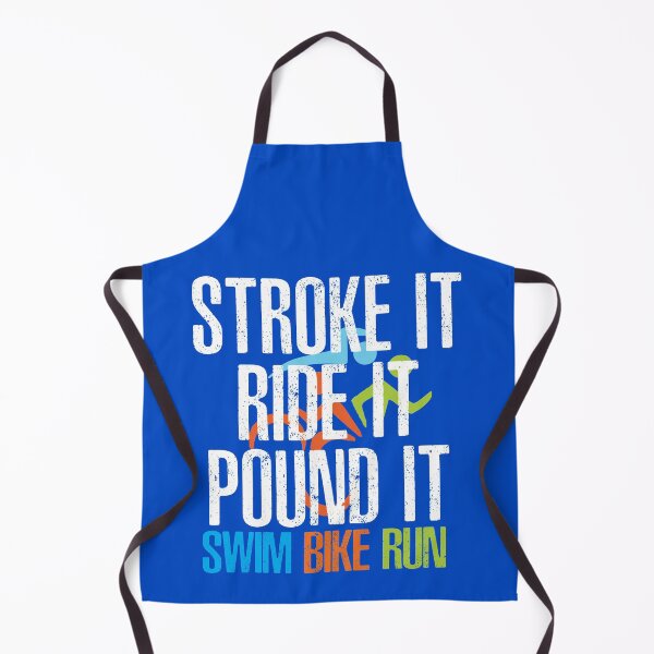 Item preview, Triathlon - Stroke It Ride It Pound It, Triathlon - Swim, Bike, Run, Funny Triathlete designed and sold by overstyle.