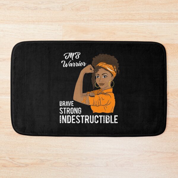 Item preview, MS Warrior Indestructible Multiple Sclerosis Awareness designed and sold by ZNOVANNA.