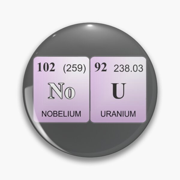 Item preview, No u periodic table of elements designed and sold by Pajs.