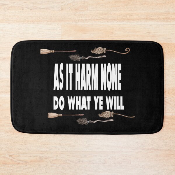 Item preview, As It Harm None Do What Ye Will designed and sold by darknessjeff86.