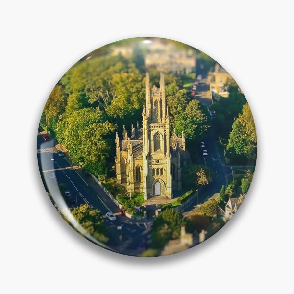 Item preview, St Stephen's Church - Aerial Tilt-shift Image of Bath, Somerset, UK  designed and sold by FOLK ART FUSION.