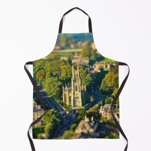 Item preview, St Stephen's Church - Aerial Tilt-shift Image of Bath, Somerset, UK  designed and sold by FOLK ART FUSION by heidiannemorris.
