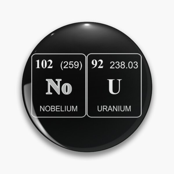 Item preview, No u periodic table of elements minimialist designed and sold by Pajs.