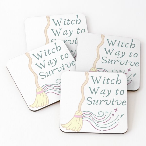 Item preview, Witch Way To Survive and Cute Broom  designed and sold by Style-November.
