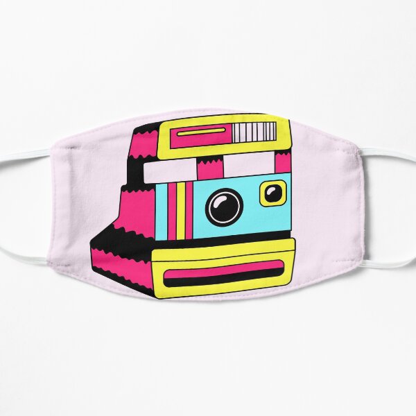 retro polaroid camera/ cute vintage 1950s camera/film/ T Shirt for Women Ladies Men Kids Teen Cool Vintage Graphic T Shirt 80s Retro T Shirt Cute Tee Novelty Candy Shirt psychedelic art trippy Flat Mask
